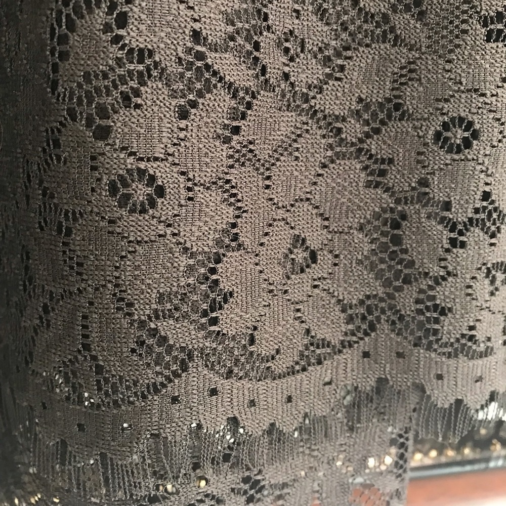 Brown Lace Skirt - Picture 4 of 5